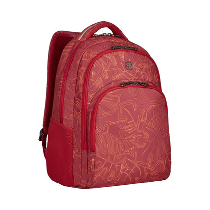 Mochila Juvenil Wenger Upload, para laptop de 16", 606472, color rojo, tecnología Air Flow