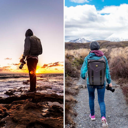 Mochila para fotografía con estuche para cámara RÉFLEX OX-103BK