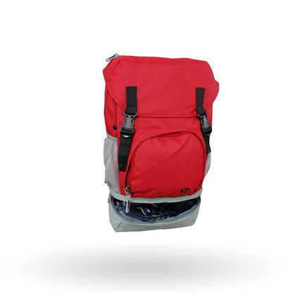 Mochila Viaje Wenger Jetty, 605178, para laptop de 16" y tablet de 12, mochila roja, Sistema Pass-Th