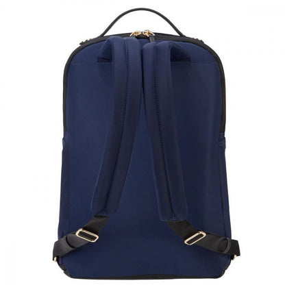 Targus Mochila de Polipiel/Nylon Newport para Laptop 15'', Azul Marino