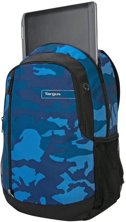 Combo de Mochilas Targus Colección Militar Azul, Kit de 4 Piezas con Mochila, Morral, Lonchera y Lap