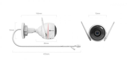 Cámara Ezviz Smart WiFi Bullet P/Ext,Inalámbrico Día/Noche