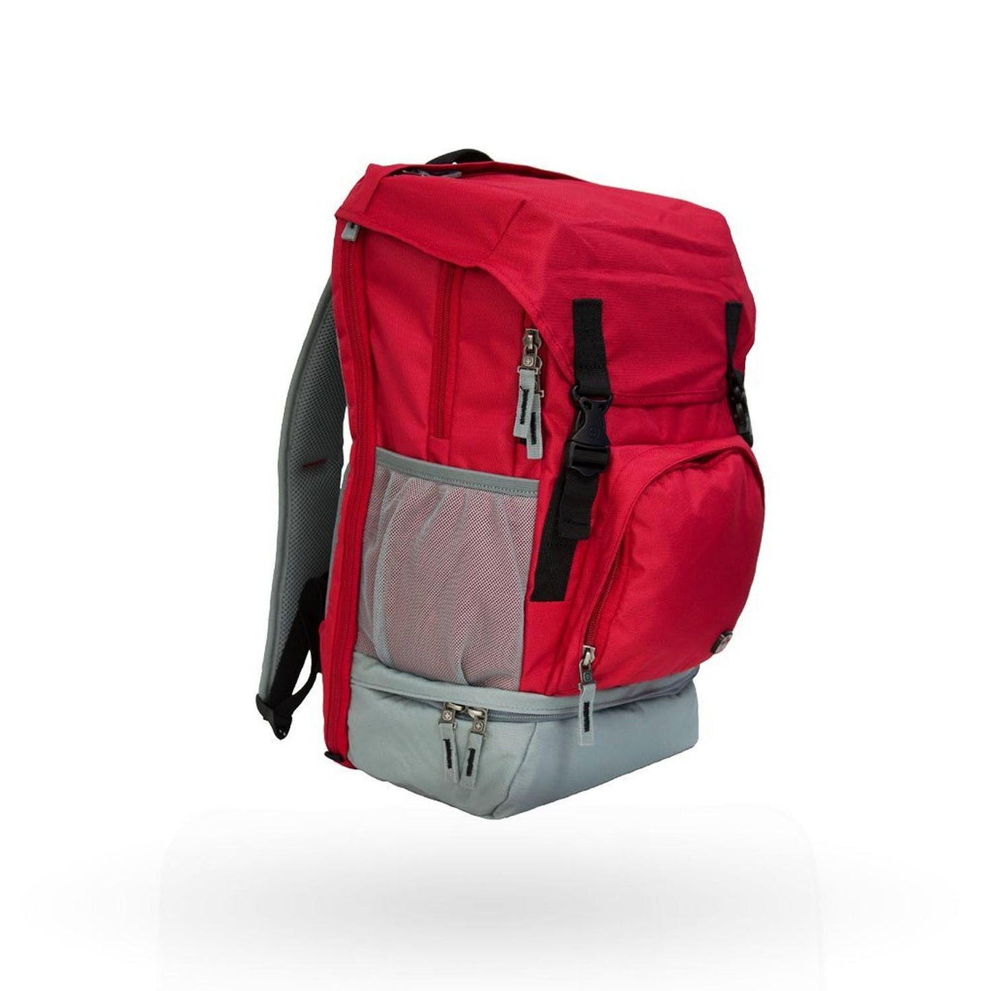 Mochila Viaje Wenger Jetty, 605178, para laptop de 16" y tablet de 12, mochila roja, Sistema Pass-Th