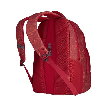 Mochila Juvenil Wenger Upload, para laptop de 16", 606472, color rojo, tecnología Air Flow