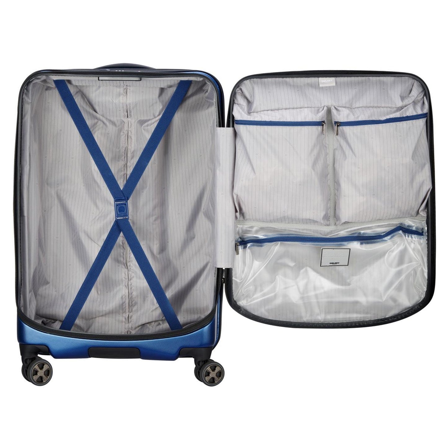 Delsey Maleta de Viaje Rígida CRUISE de 24'' Azul con TSA