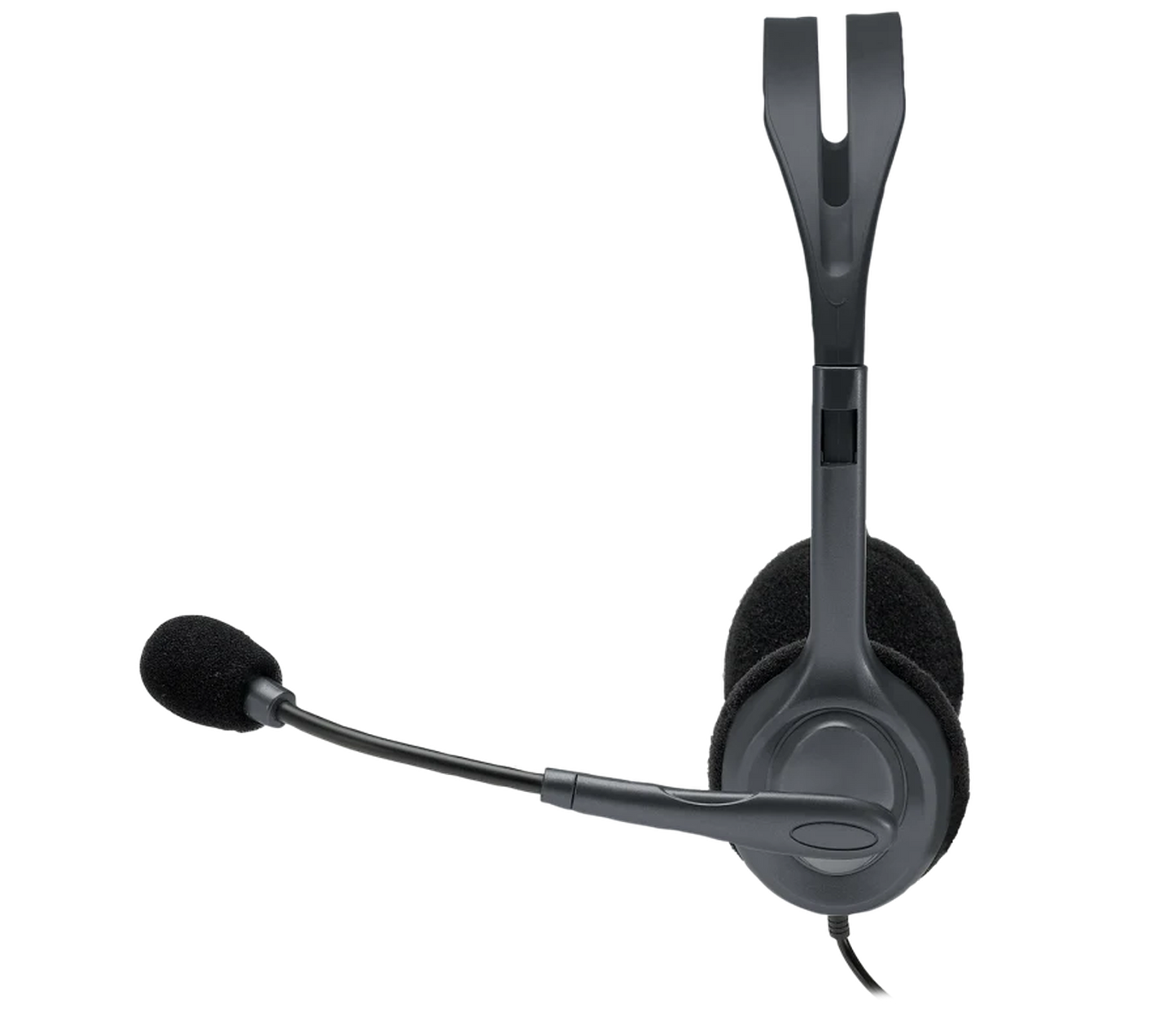 Logitech Audífonos con Micrófono H111, Alámbrico, 1.8 Metros, 3.5mm, Gris