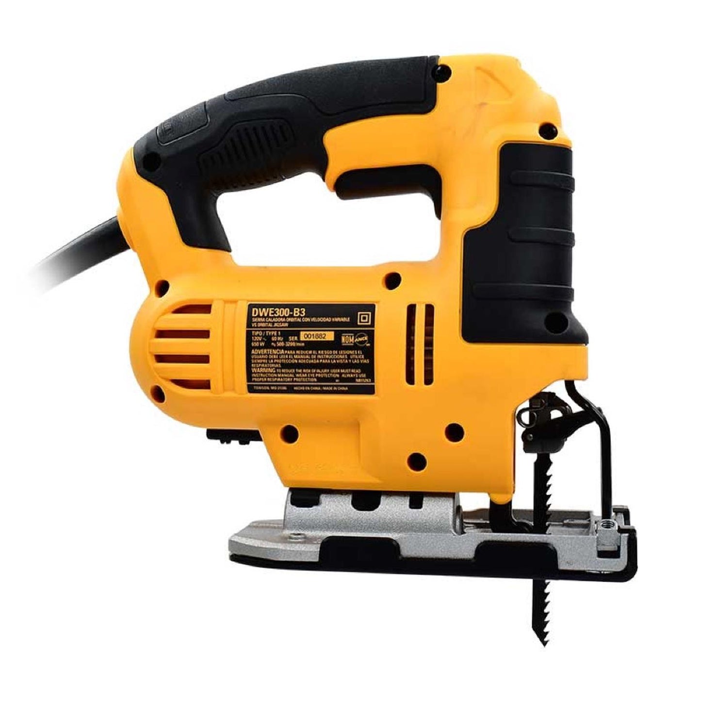 Sierra Caladora Electrica 650W DeWalt DWE300-B3