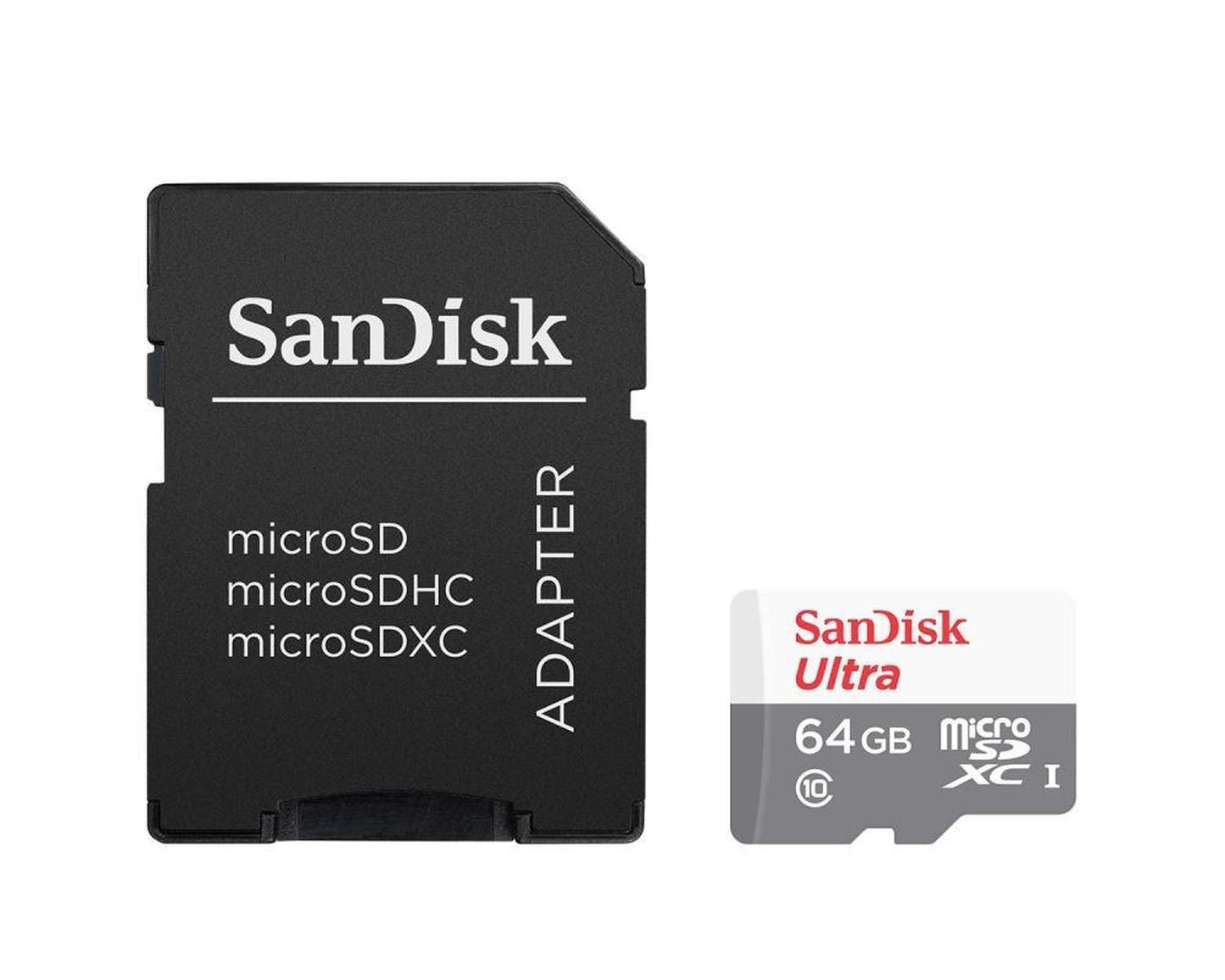 Memoria Flash SanDisk Ultra, 64GB MicroSDXC UHS-I Clase 10, con Adaptador