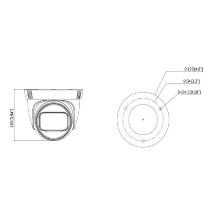 Cámara Dahua Ezip-ip Domo2mp/lente Mtz De 2.8-12mm /t2b20zs