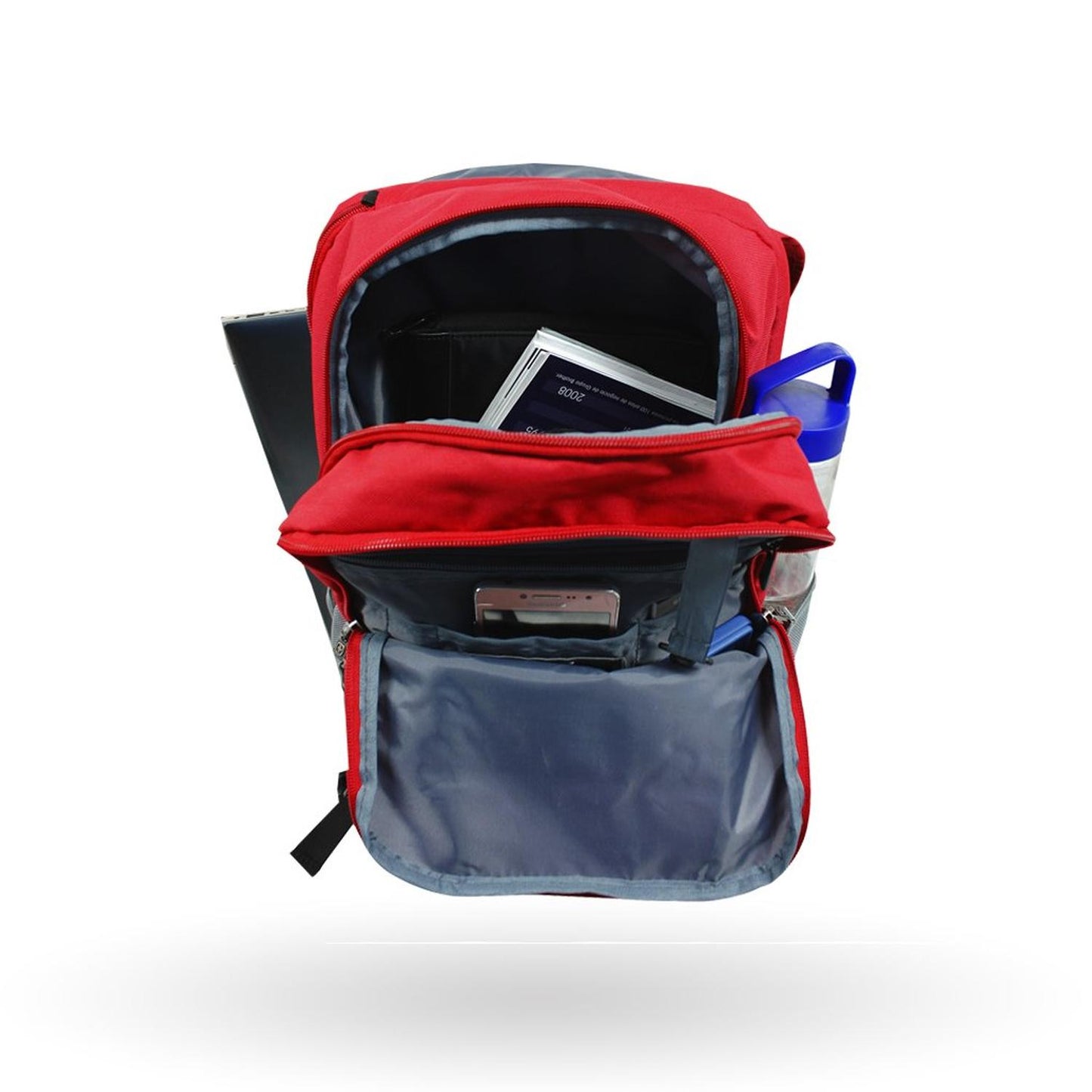 Mochila Viaje Wenger Jetty, 605178, para laptop de 16" y tablet de 12, mochila roja, Sistema Pass-Th