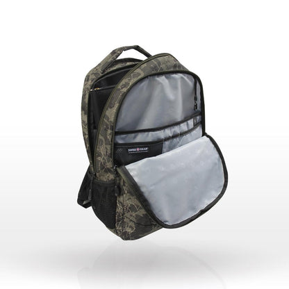 Mochila BTS Swissgear Camuflaje, para laptop de 15", 6779640408, color verde oscuro, tecnología Air