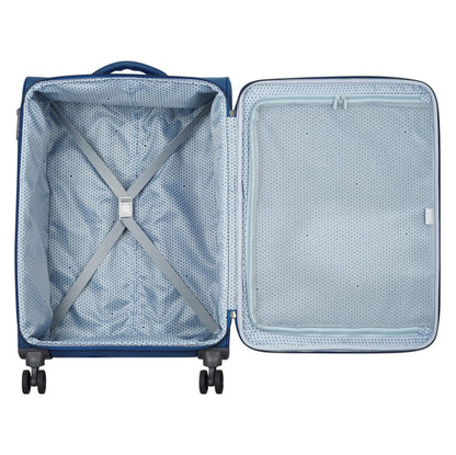 Delsey Maleta de Viaje Tela 82 cm Azul CARACAS Expandible