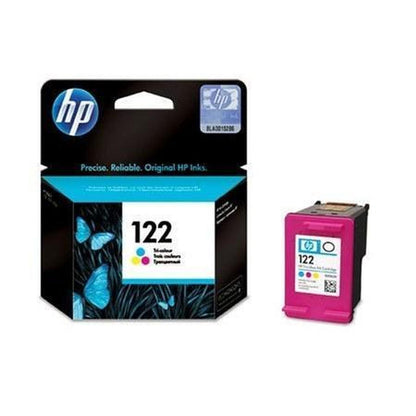 Combo HP 122 de Cartuchos de Tinta (Negro + Tri-Color), Tinta Original HP, Deskjet/HP122-KIT